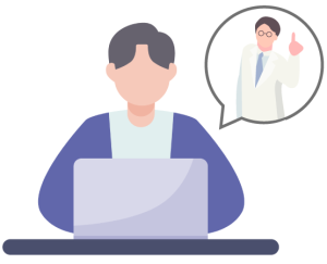 医師コメントと動画で意識を変える